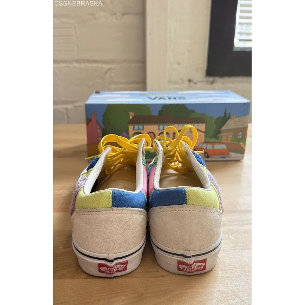 Vans Old Skool The Bouviers Multi-Color Sneaker Size Men 9 Women 10.5